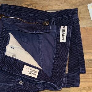 Express Navy Corduroy Pants . Gently used condition.